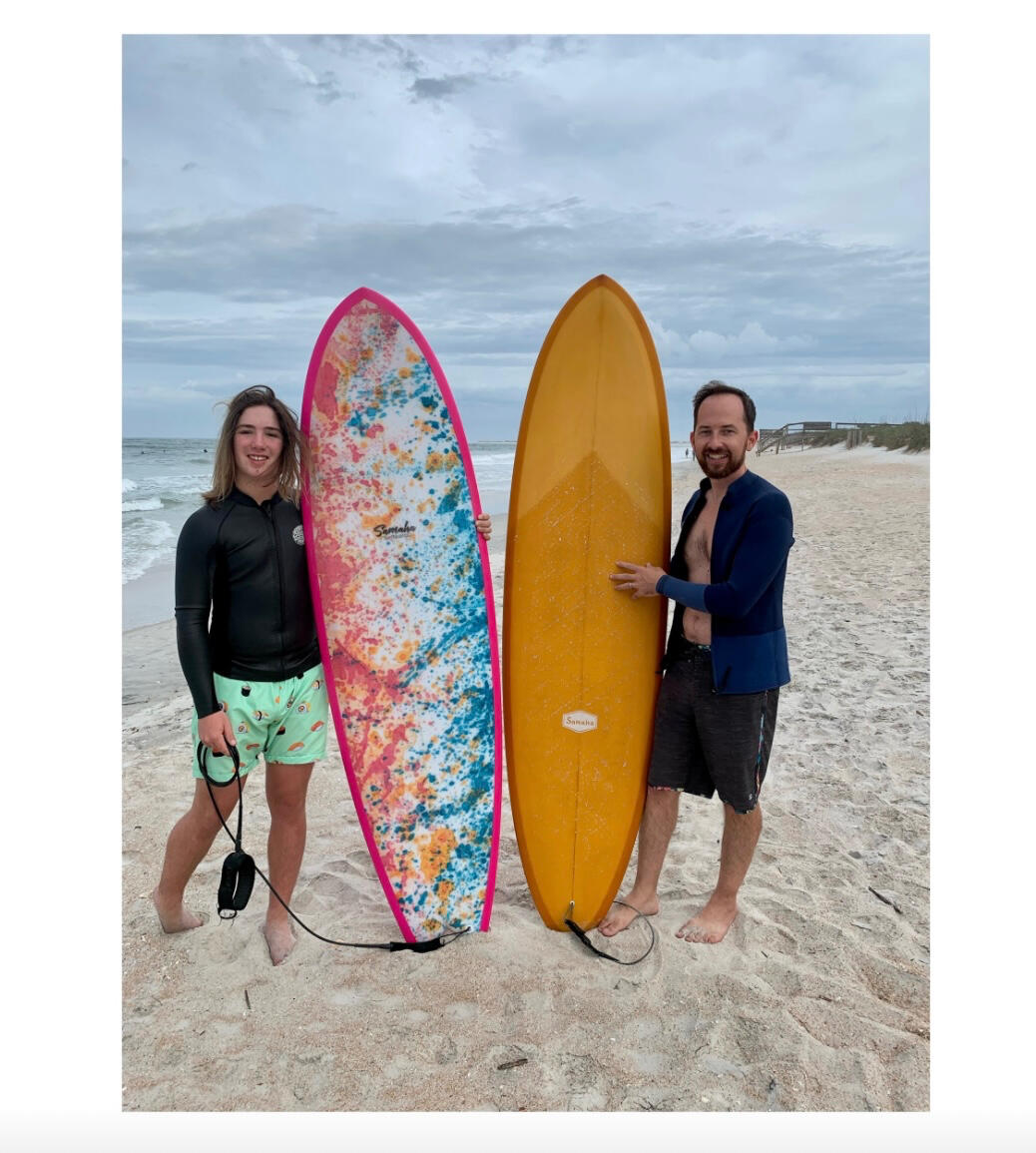 Stoked to partner with the Adaptive Surf Project in SC on occasion to build custom boards for some really cool humans.